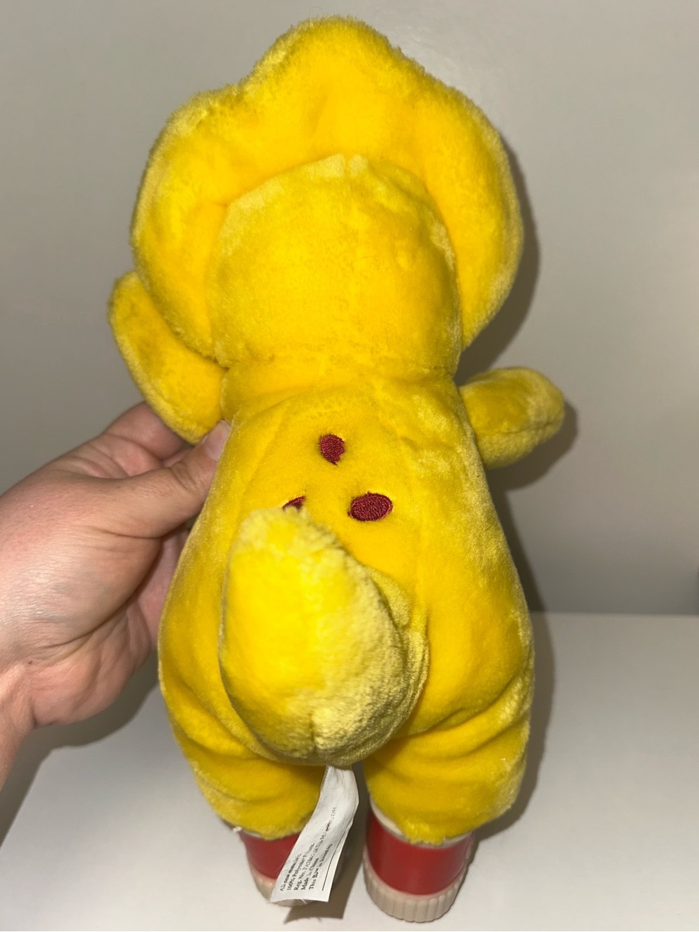 Vtg 90s BJ the Dinosaur of Barney 13” Plush Doll - Picture 7 of 10